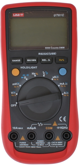 Мультиметр UT61C Мультиметр UT61C