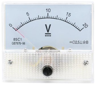 Аналоговый вольтметр 20V Аналоговый вольтметр 20V
