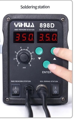 паяльная станция YIHUA 898D YIHUA 898D